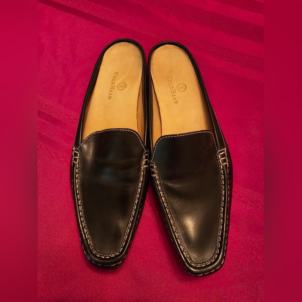 COLE HAAN LEATHER SLIPPERS🔥